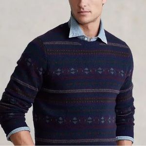 Polo Ralph Lauren Jacquard knitted wool jumper | L